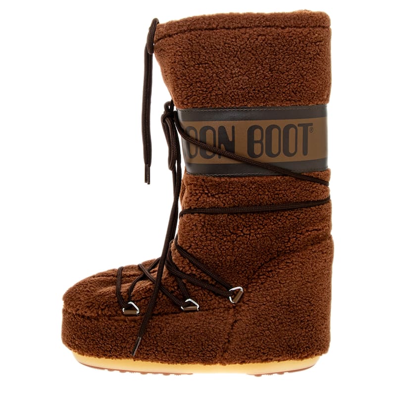 Moon Boot Icon Fleece Boots - Brown