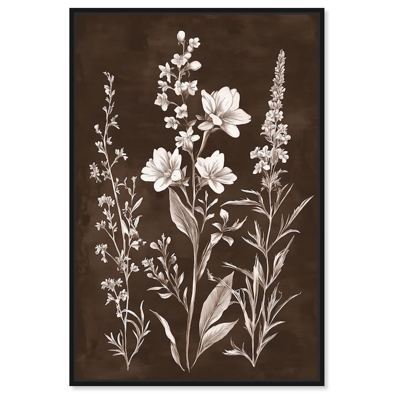 Timeworn Tendrils I Canvas by Art Remedy - 10" x 15" - Black