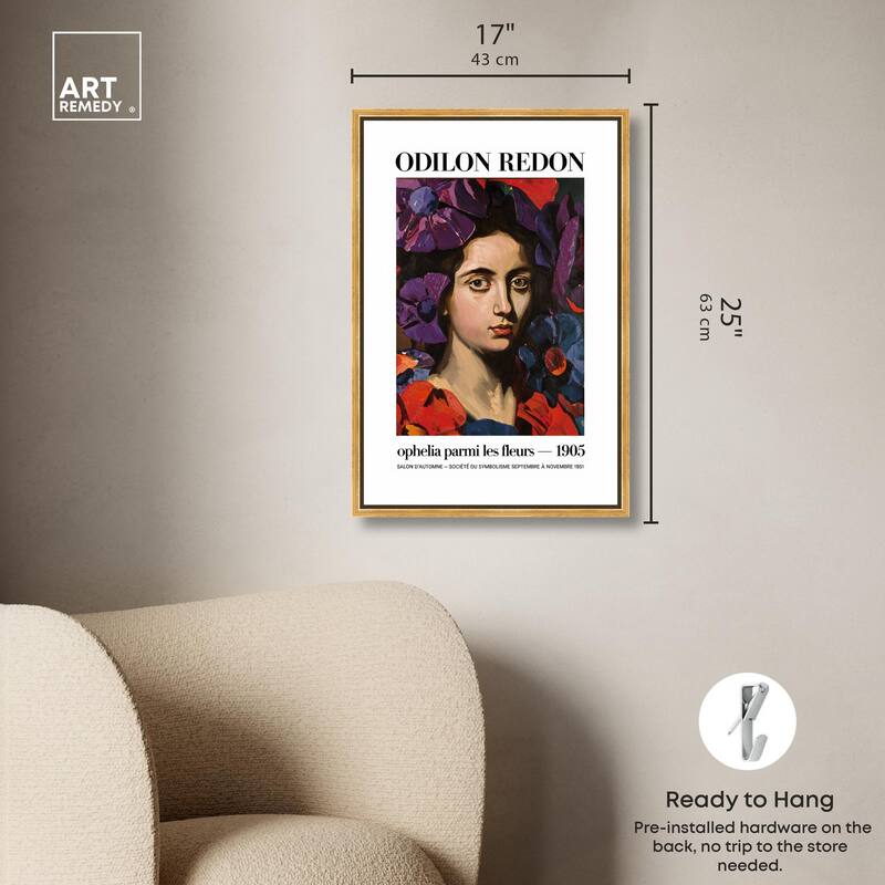 Vision of Ophelia Canvas by Art Remedy