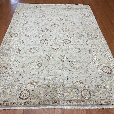 HERAT ORIENTAL Handmade Oushak Wool Rug - 6'7" x 9'8"