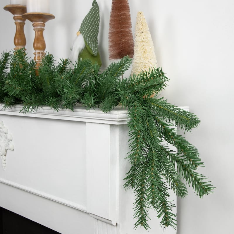 9' x 10" Green Sierra Noble Fir Artificial Christmas Garland Unlit - 9' x 10"