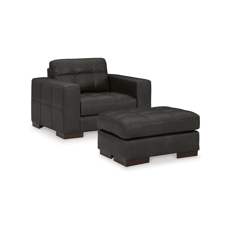 Signature Design by Ashley Luigi Brown 2-Piece Upholstery Package - 50" W x 41" D x 35" H