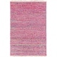 preview thumbnail 12 of 33, Hand-Woven Luther Solid Viscose Area Rug - 5' x 7' 6" Pink