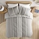 preview thumbnail 17 of 51, The Curated Nomad Clementina Geometric Cotton Duvet Cover Set (Insert Excluded) Gray - Full - Queen