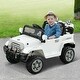 preview thumbnail 2 of 3, Kids 12V Electric Car with Working Horn, LED Lights and MP3 Connection