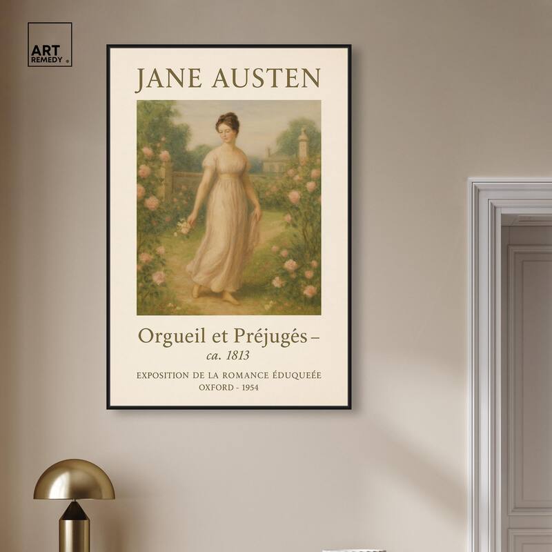 Lady in Austen's World Canvas by Art Remedy