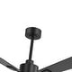 preview thumbnail 60 of 93, 48"/52"/60"/72" Modern Black LED Ceiling Fan with Light Remote (3/5/6/8/12 Reversible Blades)