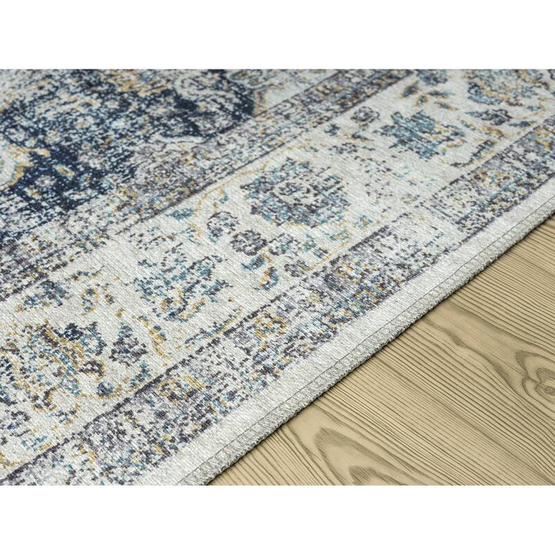 Legacy Alexandria Traditional Bordered Washable Area Rug