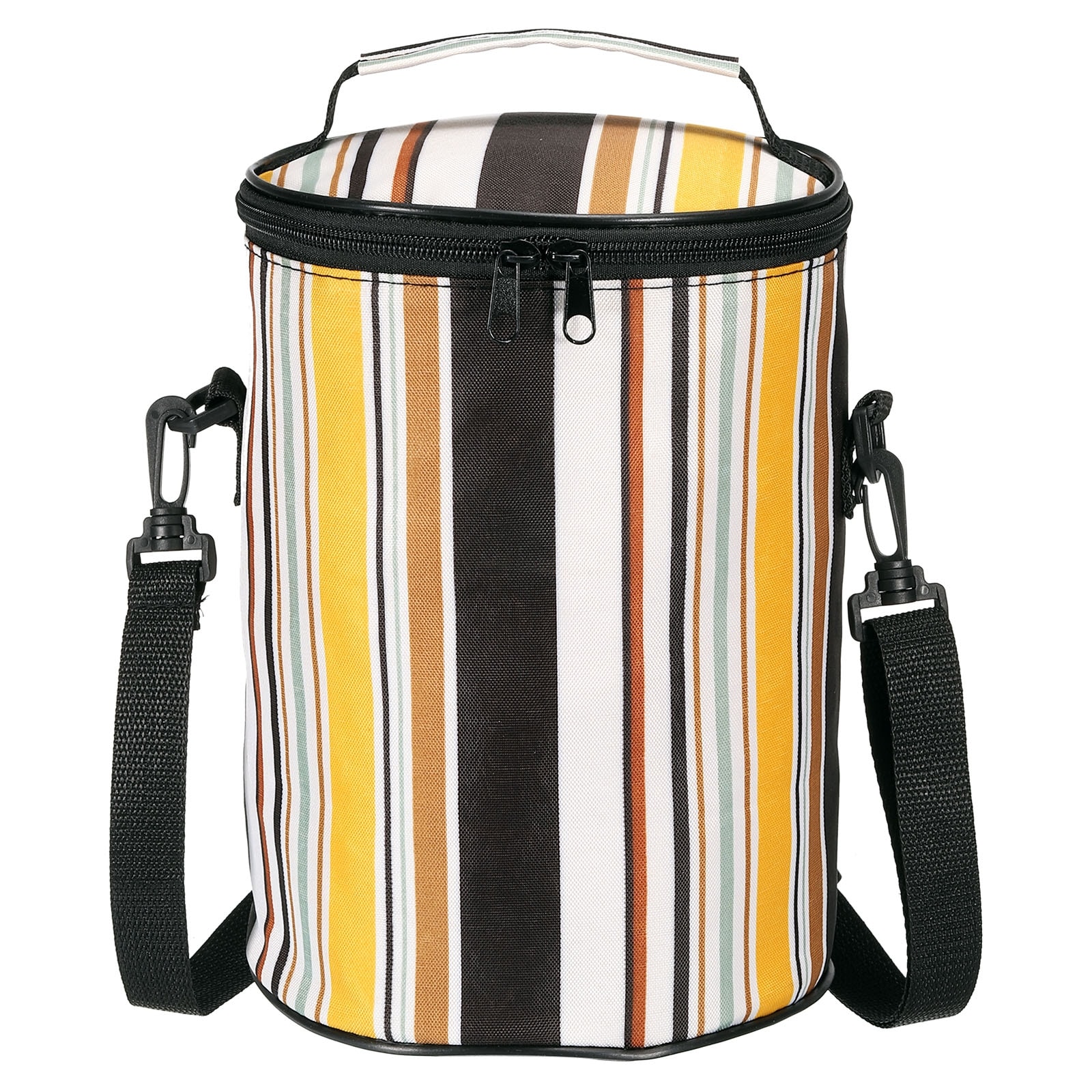 Portable Waterproof Insulated Food Jar Lunch Tote Bag, Multicolor