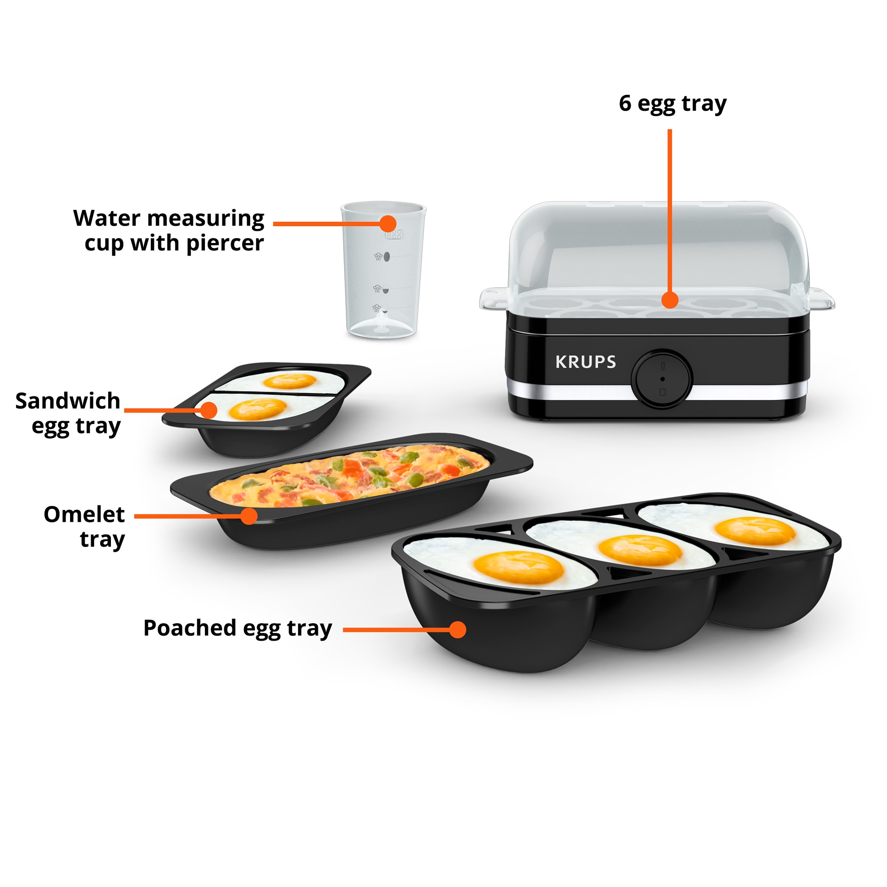 Nostalgia EC7AQ Premium 7-Egg Cooker - Aqua