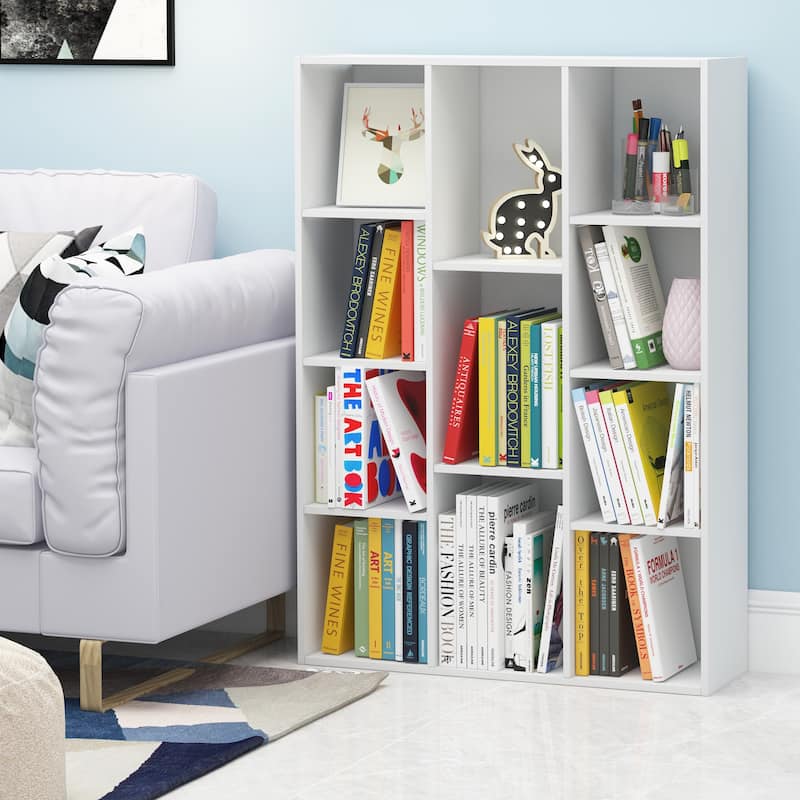 Furinno 11-Cube Reversible Open Shelf Bookcase