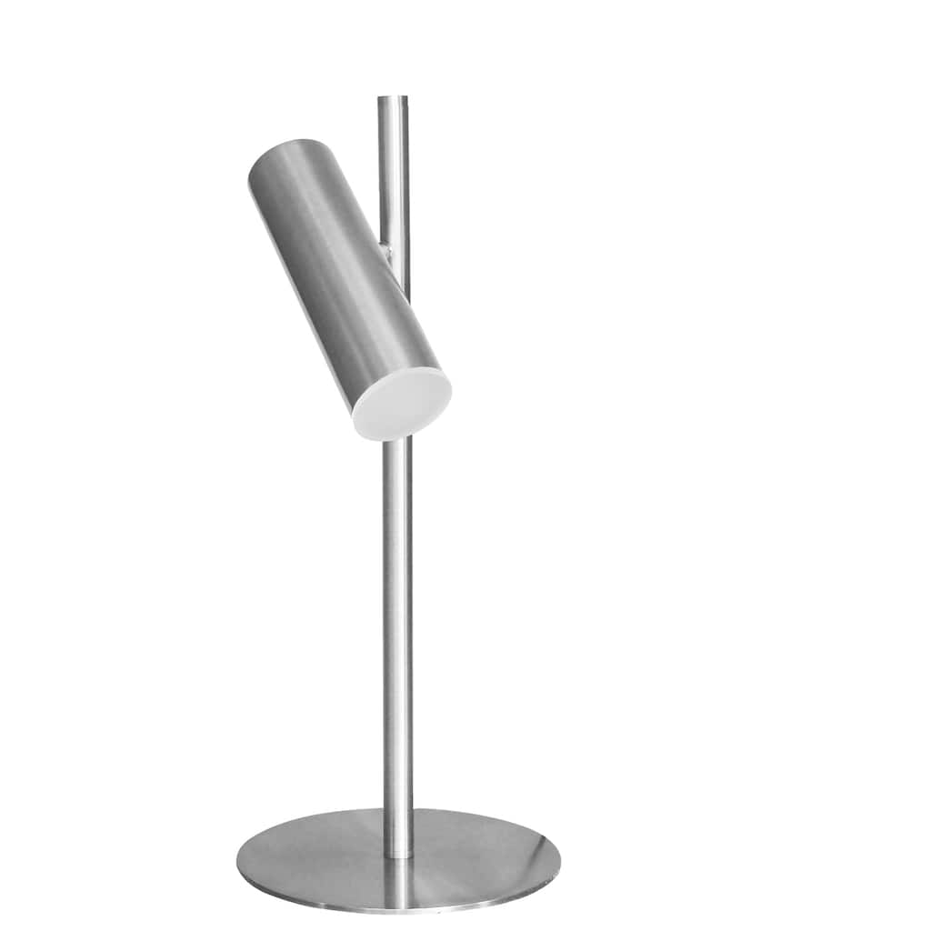 Retro Table Lamp - 6W Dimmable Desk Lamp with Satin Chrome Finish