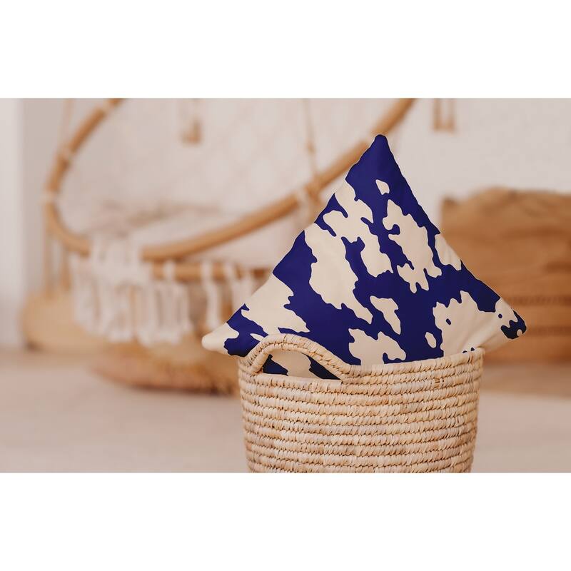 Moo Print Decorative Throw Pillow