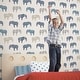 preview thumbnail 4 of 4, Galerie Wallcoverings Just 4 Kids 2 Elephants Motif Non-woven Matte Wallpaper Roll