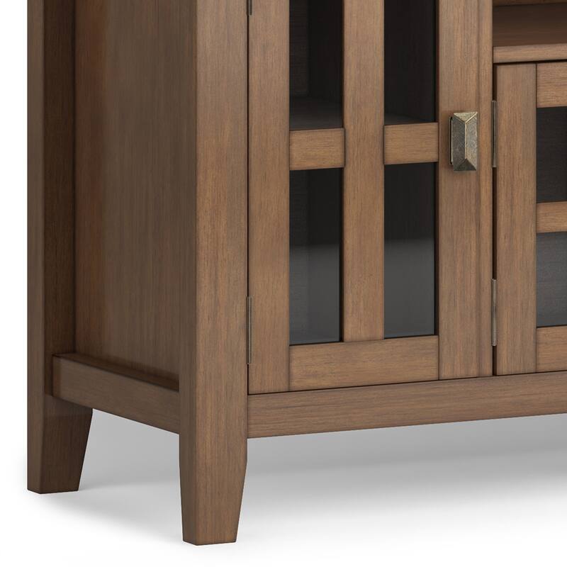 WYNDENHALL Stratford SOLID WOOD 72" Wide TV Media Stand For TVs up to 80"