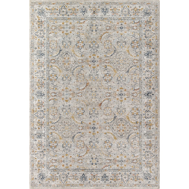 Livabliss Transitional Beckham Medallion Area Rug