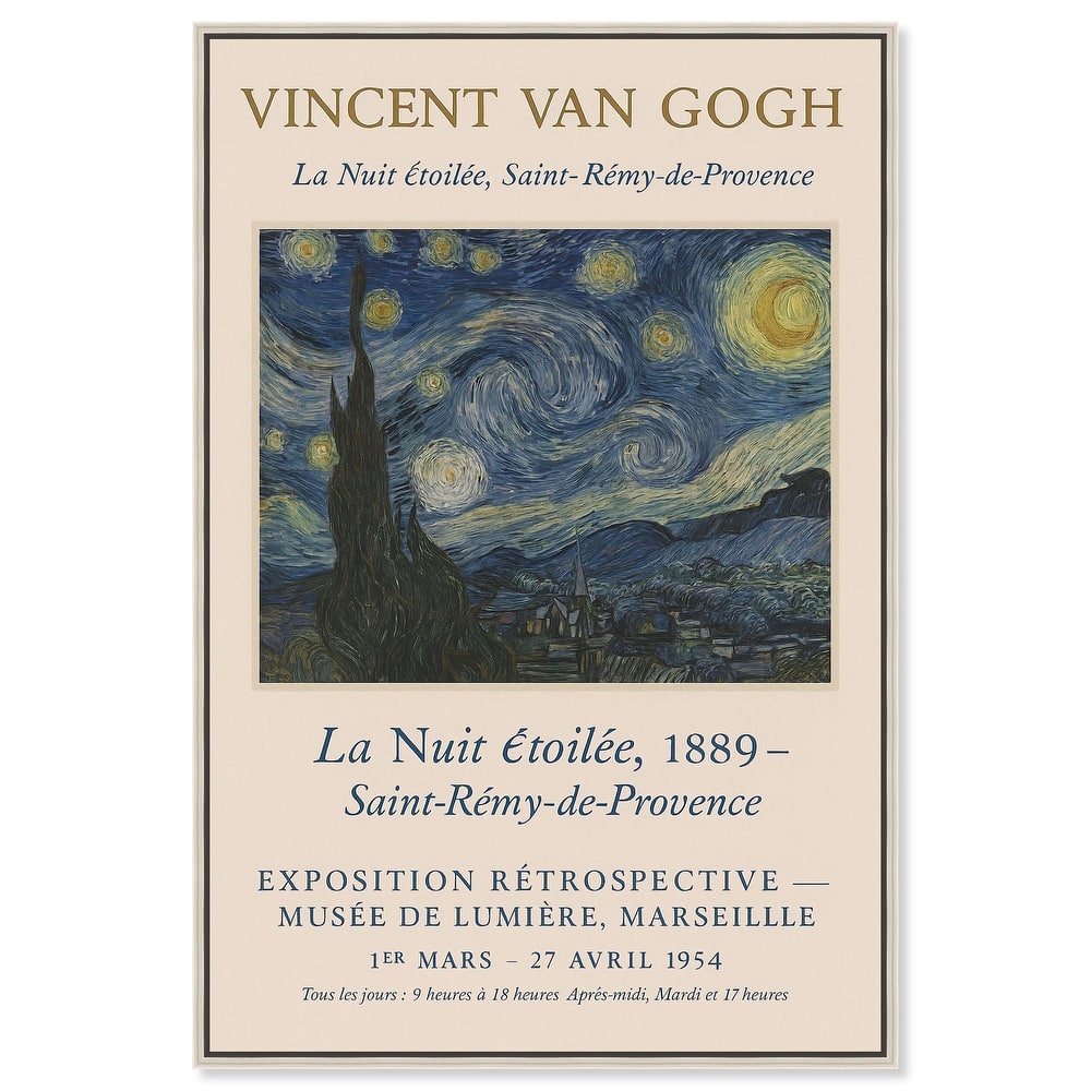 Starry Night Canvas by Art Remedy