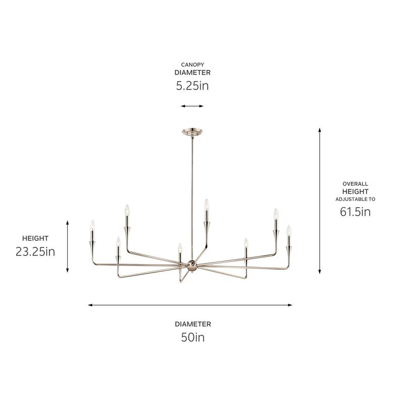Kichler Lighting Alvaro Candle Chandelier