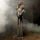 preview thumbnail 1 of 17, Haunted Hill Farm Lifesize Animatronic Haunted Lady Statue with Lights and Sound, Indoor/Covered Outdoor Halloween Decoration