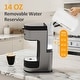 preview thumbnail 3 of 5, Single Serve Iced Coffee Maker with 3 Brewing Options, Black
