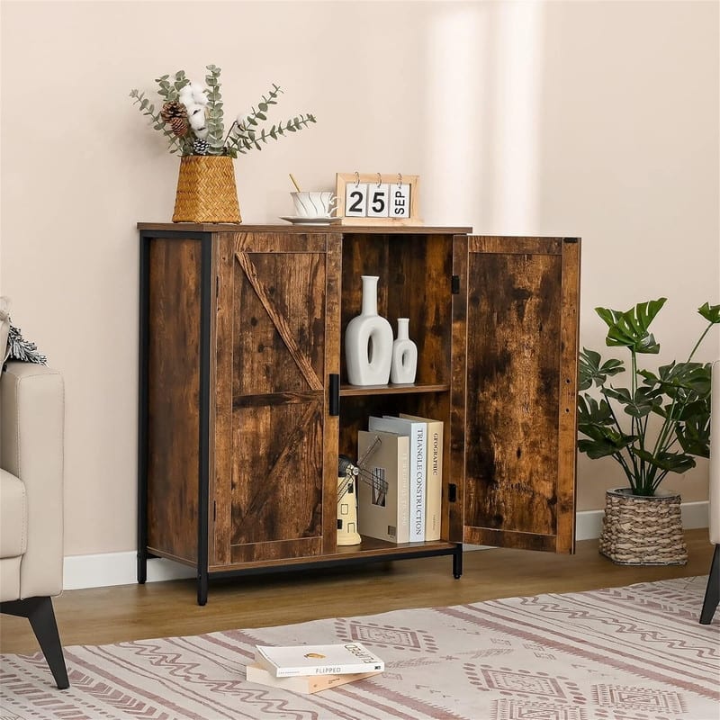 Buffet Cabinet - 11.8"D x 27.6"W x 31.5"H