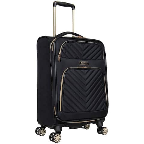 Kenneth Cole Reaction 'Chelsea' 20-Inch Chevron Quilted Expandable 8-Wheel Spinner Carry On Suitcase