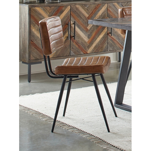 Willacy Tufted Padded Cushion Side Chairs Set of 2 On Sale