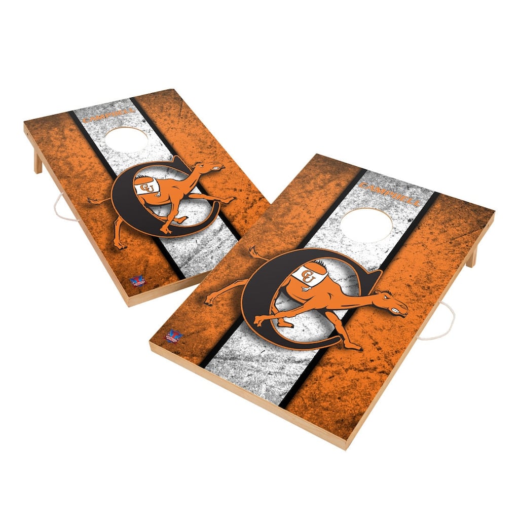 Vintage Campbell University Fighting Camel Regulation 2x4 Cornhole Set
