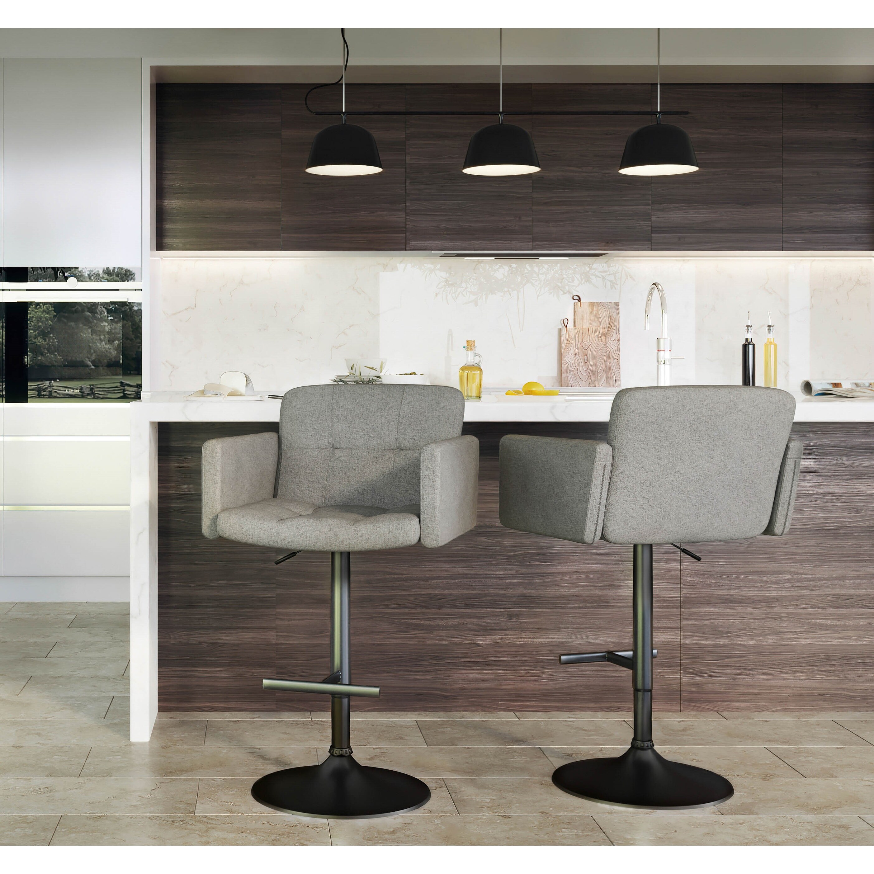 Black metal adjustable bar new arrivals stool