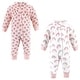 preview thumbnail 1 of 0, Hudson Baby Toddler Girls Plush Jumpsuits, Modern Rainbow Modern Rainbow - 2T