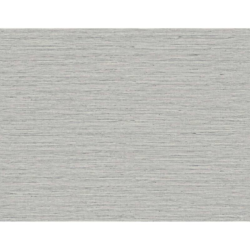 DuPont Tedlar Edmond Faux Sisal High Performance Vinyl Unpasted Wallpaper - 27 in. W x 27 ft. L - Coal