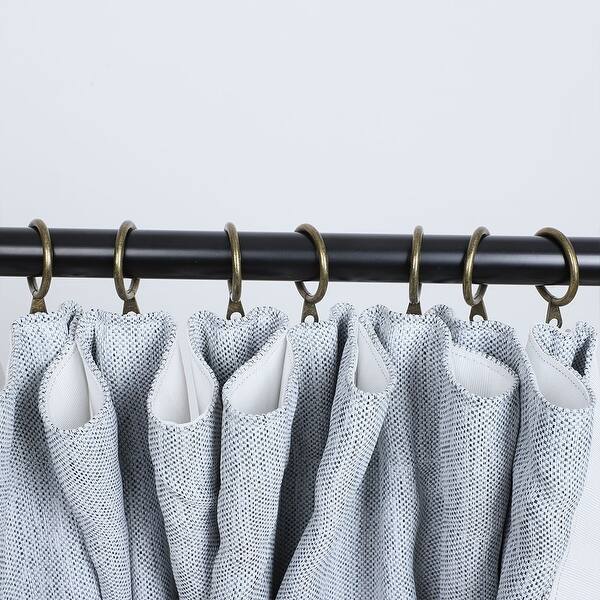 Shop 20 Pack Metal Curtain 1 1 Inch With Eyelet Drape Ring Loops