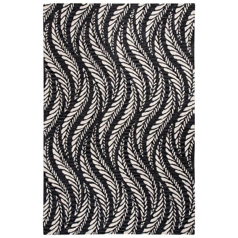 SAFAVIEH Handmade Micro-Loop Maele Modern Wool Rug