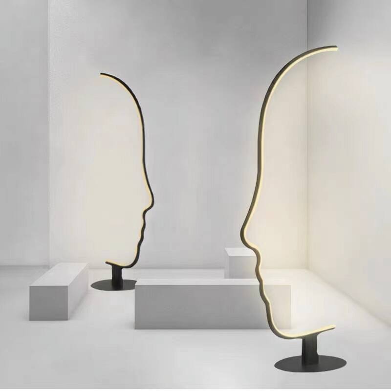 Modern Face LED Standing Floor Lamp