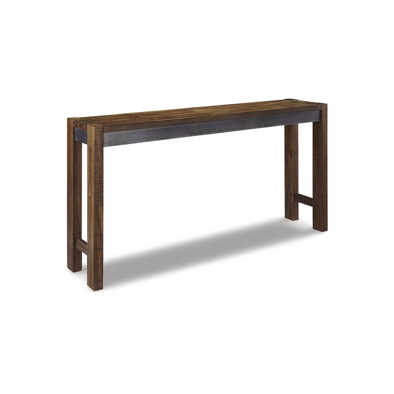 Signature Design by Ashley Torjin Brown/Gray 5-Piece Counter Height Dining Package - 72.13" W x 16.13" D x 36" H