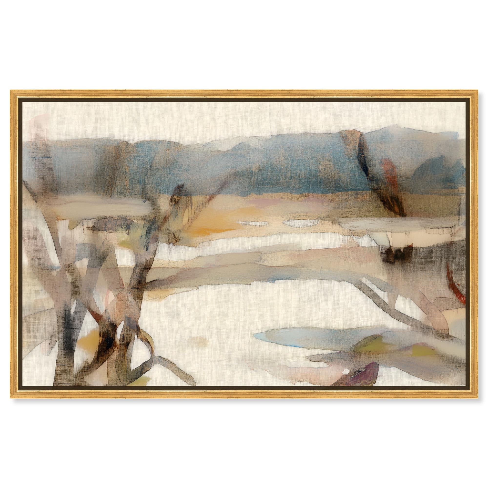 Fading Vista II Abstract Decor Framed Canvas Print by Art Remedy