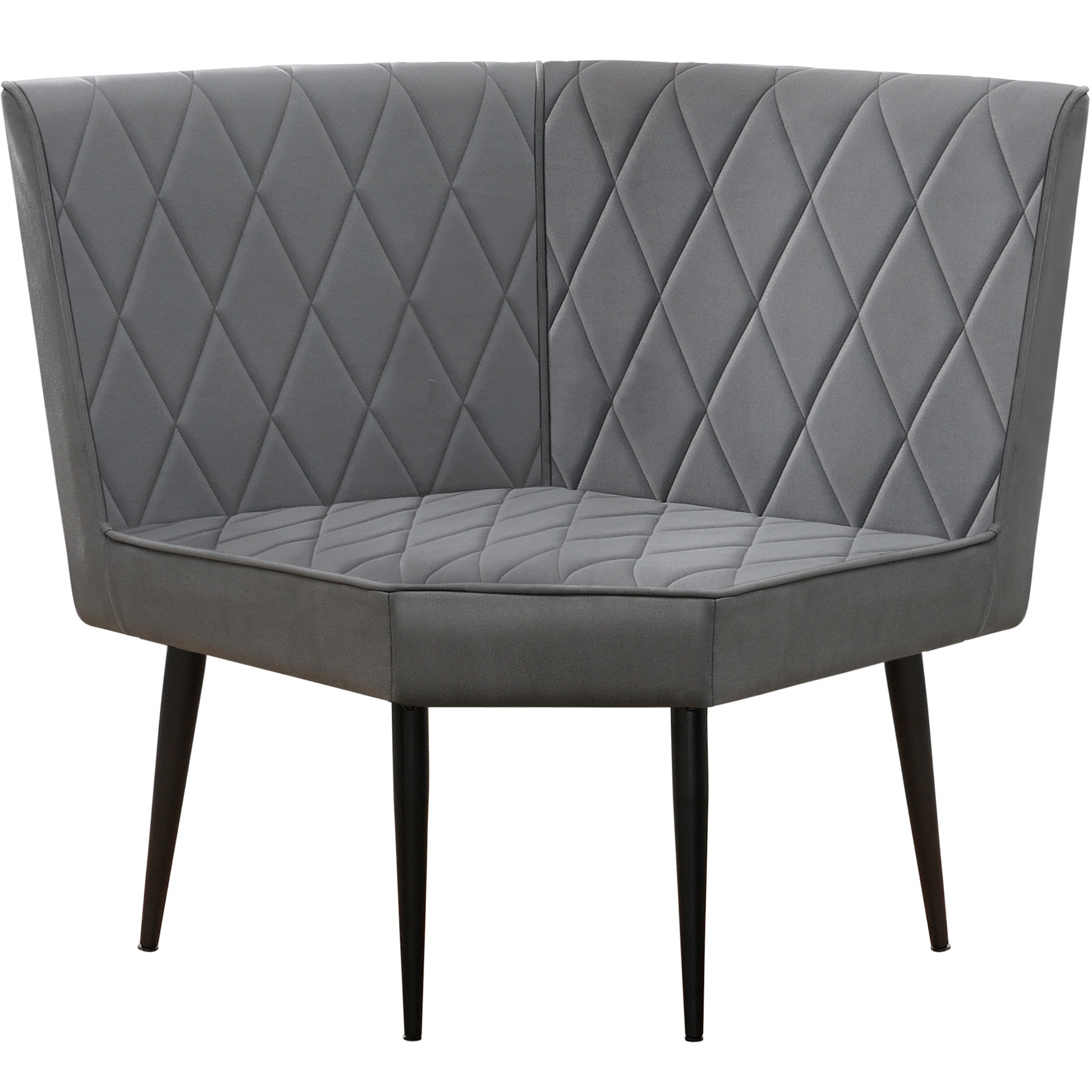 Fabric corner sales dining bench