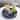 Kate and Laurel Lipton Round Decorative Tray with Metal Handles