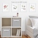 preview thumbnail 3 of 4, Farm Animal Wall Decor Art Prints (Set of 4) - Red Blue Pink Green Grey Watercolor Farmhouse Horse Cow Sheep Pig Home Sweet Home