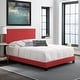 preview thumbnail 20 of 26, Boyd Sleep Florence Faux Leather Upholstered Bed Frame with Headboard
