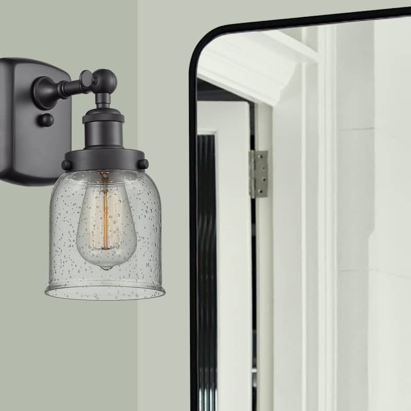 Innovations Lighting Small Bell 5" Wide Bathroom Sconce