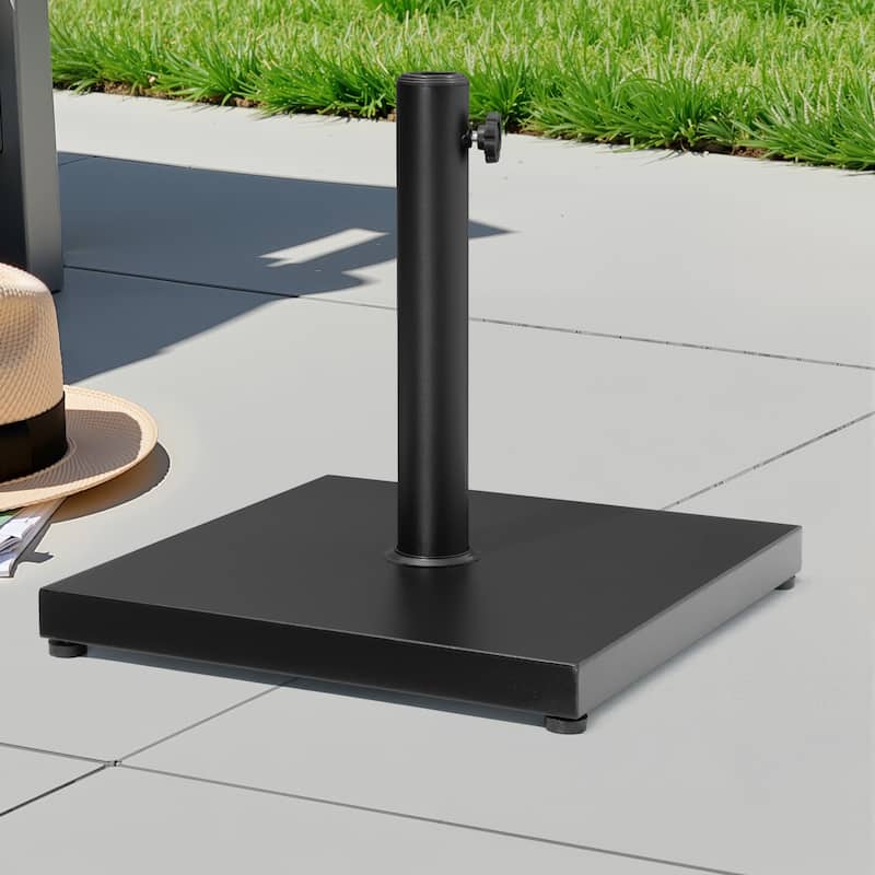 VredHom Outdoor Patio Market Umbrella Square Concrete Base Stand