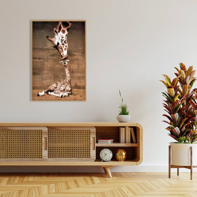 A Mothers Love Framed Canvas Wall Art Print