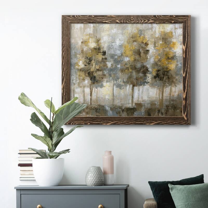 Linen Trees-Premium Framed Canvas - Ready to Hang