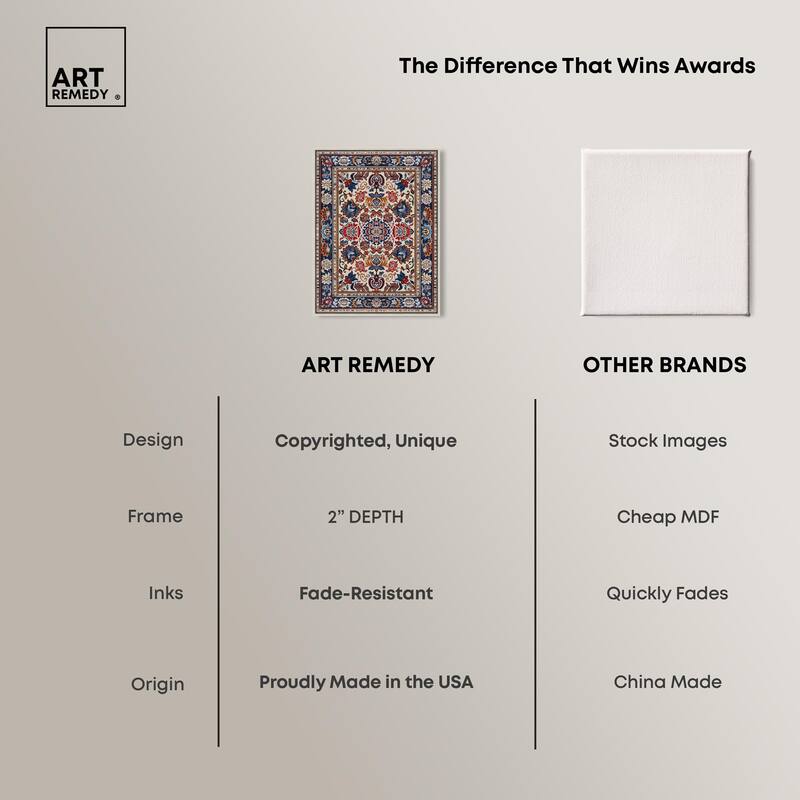 Morrocan Garden Canvas by Art Remedy