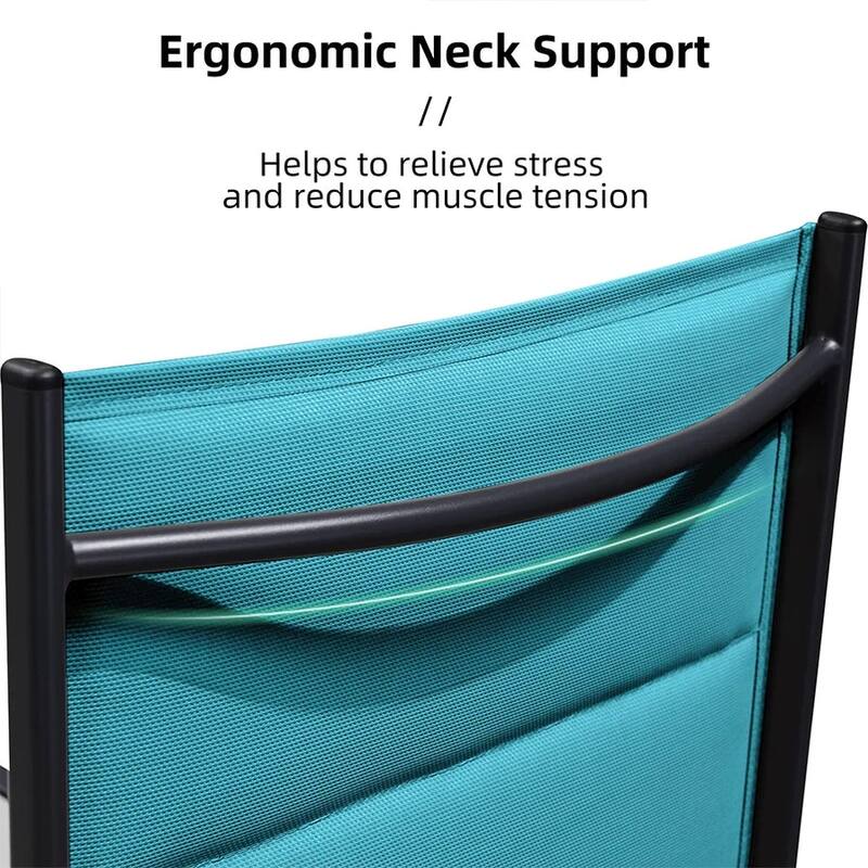 PURPLE LEAF Hardtop Patio Gazebo 12 x 18FT Galvanized Steel Roof Awning w Chaise Lounge