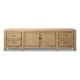 preview thumbnail 1 of 5, Approx.92 Inches Long Four Drawers Sideboard Weathered Natural