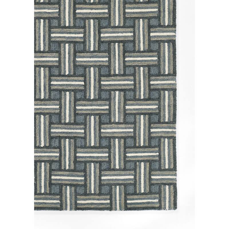 Erin Gates by Momeni Abbott Basketweave Hand Tufted Wool Area Rug