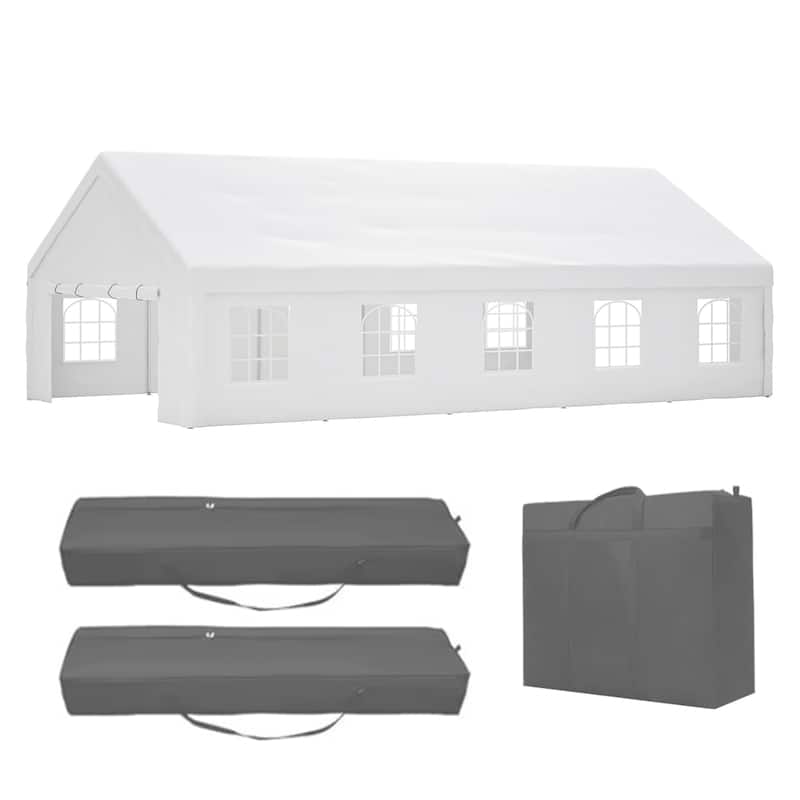 GDFStudio - Nashua Waterproof Event Protection Outdoor Gazebo Pavilion Shelter Tent