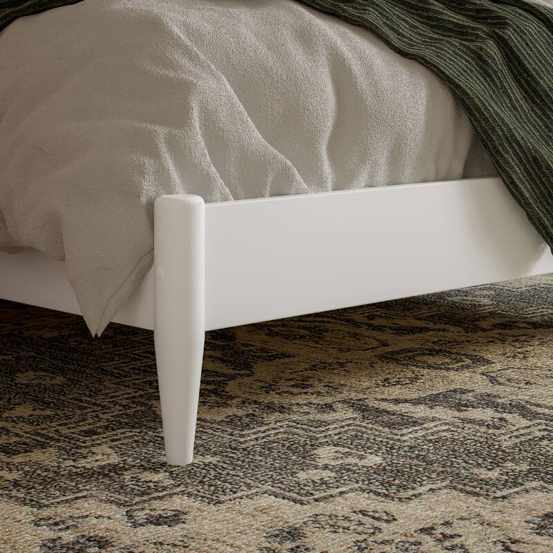 Aria Solid Wood Modern Low Profile Platform Bed